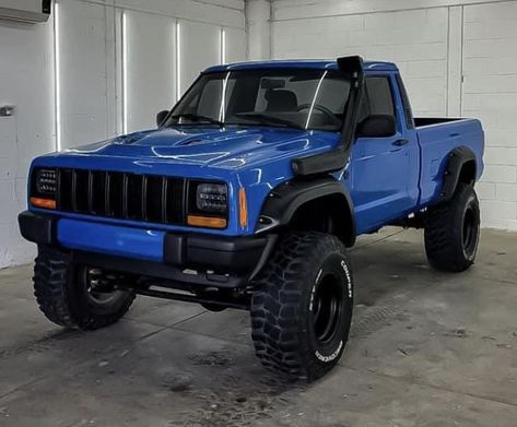 Square Body Chevy 4x4, Modificaciones Jeep Xj, Comanche Jeep, Jeep Xj Mods, Jeep Pickup Truck, Badass Jeep, Jeep Comanche, Old Jeep, Jeep Pickup