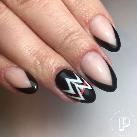 Perrie's Nail Studio Wrestling Nails Designs, Wwe Nails Designs, Rhea Ripley Nails, Wwe Nails, Blood Nails, Wwe Outfits, Rhea Ripley, Nail Studio, Nails Designs