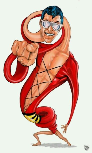 Plastic Man Male Cartoon, Dc Trinity, Justice Society Of America, Comics Characters, Plastic Man, Dc Comics Superheroes, O Brian, Dc Comics Artwork, 80s Cartoons