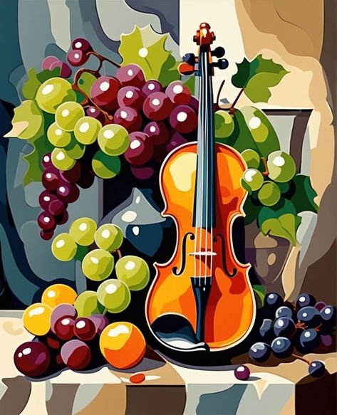 Fruit Art Drawings, Color Theory Art, Random Sketches, Beetle Art, Musician Art, Spiritual Paintings, Art Program, Android Wallpaper Art, Cubism Art