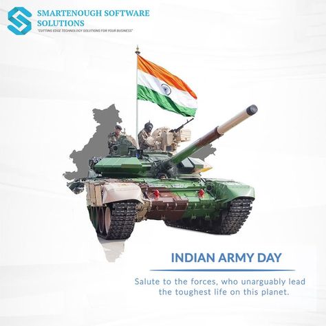 Indian Army Day always reminds us of all our heroes who stand strong to keep us safe. Happy Indian Army Day! #HappyArmyDay #HappyIndianArmyDay #IndianArmyDay #IndianArmy #Indians #Soldiers #brave #pride #cheerful #Army #SmartENoughSoftwareSolutions #Palakkad #SoftwareSolutions #business Indian Army Day, Army Indian, Benefits Of Social Media, Air Force Day, Indian Army Wallpapers, Certificate Background, Army Day, Indian Air Force, Indian Navy