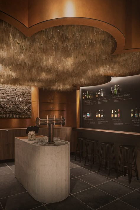 first belgian beer spa reinterprets ancient brewing copper kettles Chinese Fine Dining, Jewellery Store Design, Spa Architecture, Latin Restaurant, Beer Bath, Spa Interiors, Beer Machine, Beer Spa, Czech Beer