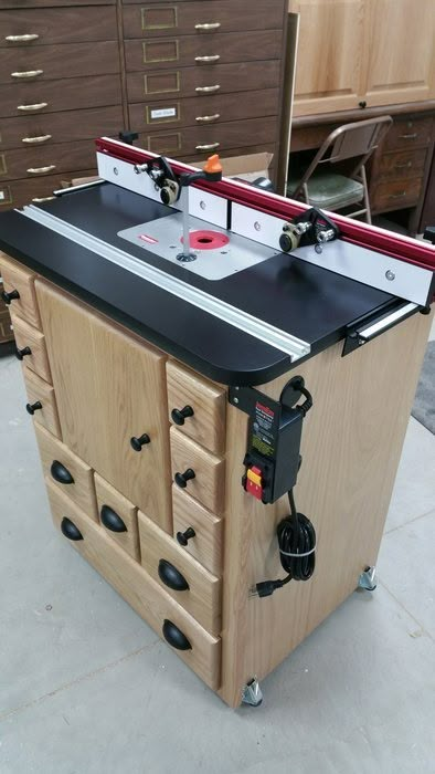 Router Table Woodworking Router Table, Router Table Plans, Diy Router Table, Diy Router, Router Projects, Woodworking Saws, Woodworking Shop Layout, Tables Kitchen, Furniture Cheap