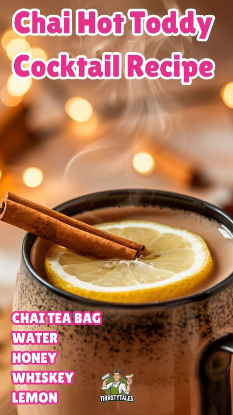 Warm up with this delicious Chai Hot Toddy Cocktail Recipe! Perfect for chilly evenings, this cozy drink combines the soothing flavors of chai spices with a comforting hot toddy twist. Ideal for cold nights, our Crockpot Hot Toddy Recipe makes entertaining easy and is perfect for serving guests. Discover how to create a delightful Hot Toddy Recipe for colds or enjoy a spiked apple cider variation. Crockpot Hot Toddy, Hot Toddy Recipe For Colds, Hot Toddy Cocktail, Hot Toddy Recipe, Cocktails For A Crowd, Spiked Apple Cider, Toddy Recipe, Honey Whiskey, Hot Toddies Recipe