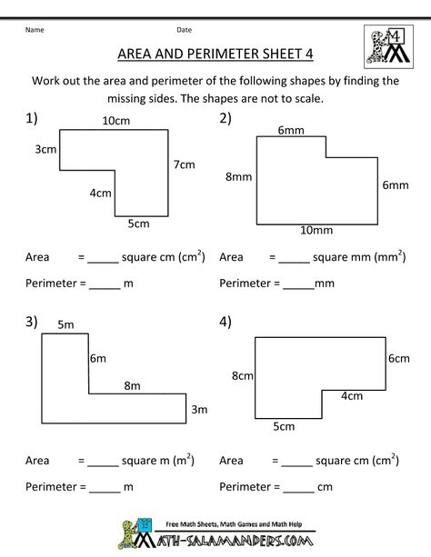 math-worksheets-4th-grade-area-perimeter-4.gif (790×1022) Perimeter Of Rectangle, Area And Perimeter Worksheets, Volume Worksheets, Area Worksheets, Perimeter Worksheets, Maths Area, 4th Grade Math Worksheets, Area And Perimeter, Third Grade Math