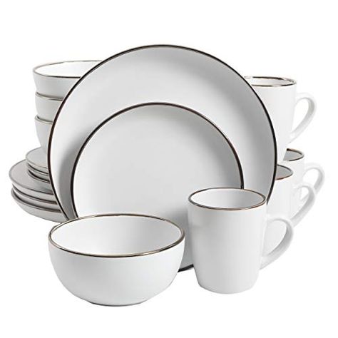 Beautiful Dinnerware, Tia Mowry, Stoneware Dinnerware Sets, Stoneware Dinnerware, White Dishes, Tableware Collection, Stoneware Ceramics, Dinner Set, Beautiful Dishes