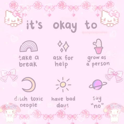 @minnie-kittie February 17 2020 at 03:04AM Kitty Wallpaper, It's Okay, Hello Kitty Wallpaper, Take A Break, The Words, Take A, Hello Kitty, Kitty, Quotes