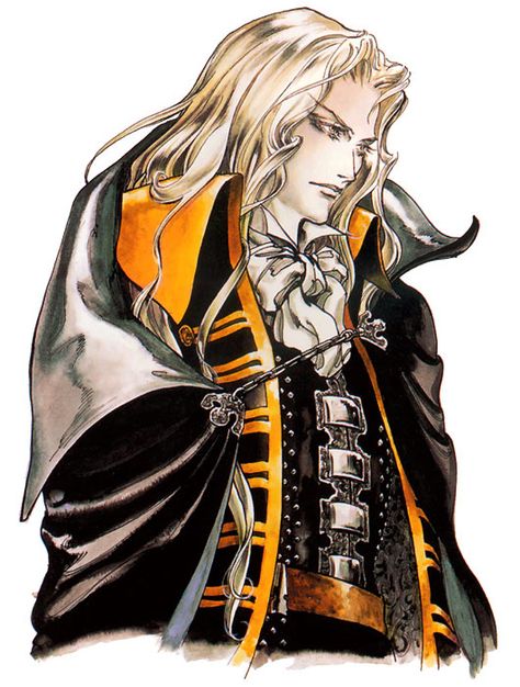 Alucard Portrait Art - Castlevania: Symphony of the Night Art Gallery Ayami Kojima, Castlevania Games, Alucard Castlevania, Castlevania Wallpaper, Castlevania Anime, Dracula Castle, Night Gallery, Incubus, Night Art