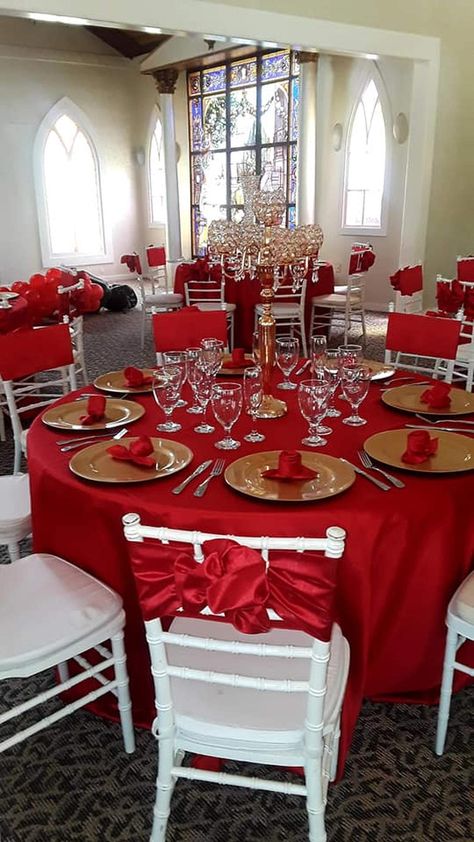 Ruby Red 40th Anniversary Wedding Party Ideas | Photo 6 of 29 | Catch My Party 40th Anniversary Party Decorations, 40th Wedding Anniversary Party Ideas, 40th Anniversary Ideas, Anniversary Party Ideas, 22nd Wedding Anniversary, Anniversary Plans, Thanksgiving Home Decorations, 40th Anniversary Party, Red Birthday Party