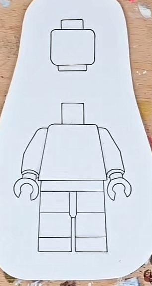 Lego Man Tattoo, Lego Doodle, Lego Tattoo, Lego Girls, Man Tattoo, Cool Tattoo Drawings, Lego Man, Lego Pieces, Dissociation