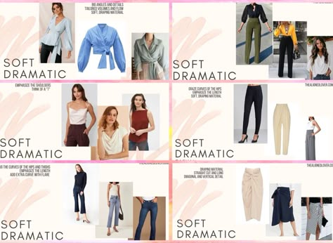 Soft Dramatic Kibbe Style Fashion Looks, Soft Dramatic Loungewear, Soft Summer Soft Dramatic, Soft Dramatic Skirt Outfits, Casual Soft Dramatic Outfits, Soft Dramatic Capsule Wardrobe, Soft Dramatic Winter, Dramatic Casual Outfit, Soft Dramatic Kibbe Outfit