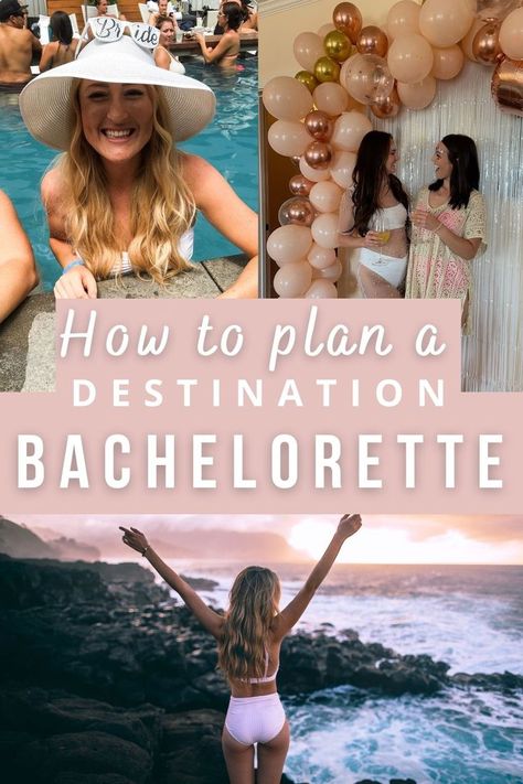 Plan A Bachelorette Party, Destination Bachelorette Party, Destination Bachelorette, Bachelorette Party Unique, Bachelorette Party Destinations, Bachelorette Party Planning, Party Tips, Bachelorette Trip, Party Bachelorette