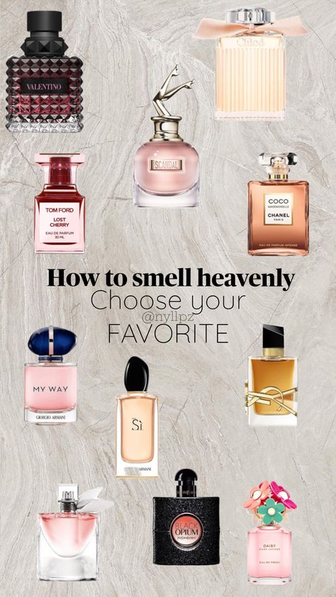 @nyllpz HOW TO SMELL HEAVENLY ✨🤌🏾 #beauty #perfumes #selfcare Perfume Stand, Fresh Perfume, Fragrances Perfume Woman, Vanilla Perfume, Perfume Collection Fragrance, Bath And Body Works Perfume, Perfume Reviews, Perfume Scents, Perfume Lover