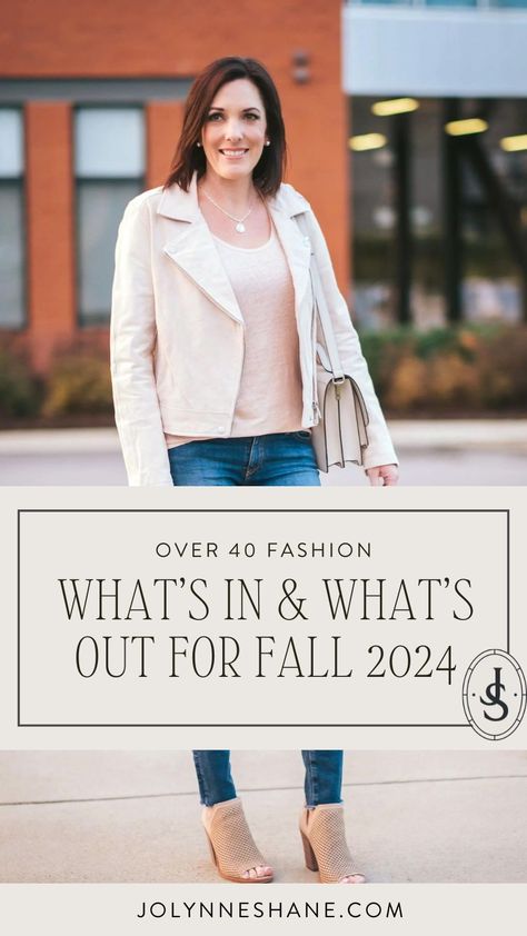 If you are in the mood for fall and want to start planning your fall wardrobe, look no further. Jo-Lynne Shane is sharing a list of fall fashion trends to try and the ones that need to be out of your closet. Follow for more fall fashion, women's feminine style and outfit ideas for women over 40. Women's Autumn Outfits, Fall Outfits For Women Over 50, Fall Clothing Ideas, Fall Fashion Outfits Casual, Outfit For Petite Women, Women's Winter Outfits, Dress Over 50, Mom Outfits Fall, Dinner Outfit Ideas