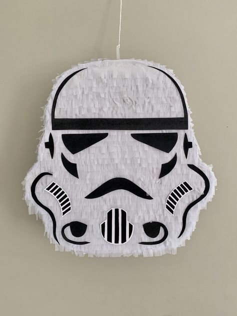 Storm Trooper Party, Star Wars Piñata, Intergalactic Party, Star Wars Pinata, Star Wars Party Games, Halloween Pinata, Star Wars Cake, Star Wars Birthday Party, Birthday Star