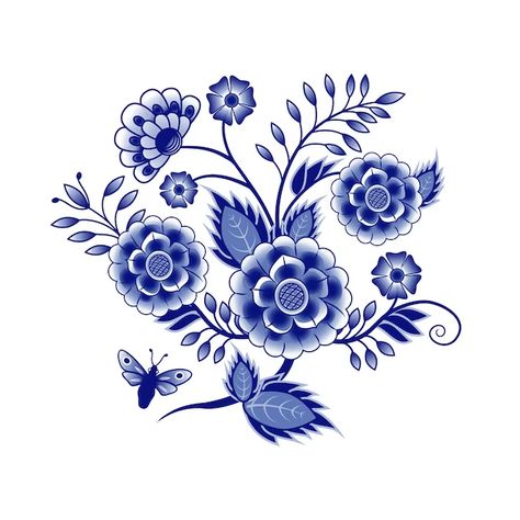 Page 7 | Floral Embroidery Images - Free Download on Freepik Blue Pottery Designs Pattern, Delft Blue Pattern, Blue China Patterns, Embroidery Elements, Blue Pottery Designs, Embroidery Images, Clay Aiken, Blue Aesthetic Dark, Blue Chinoiserie