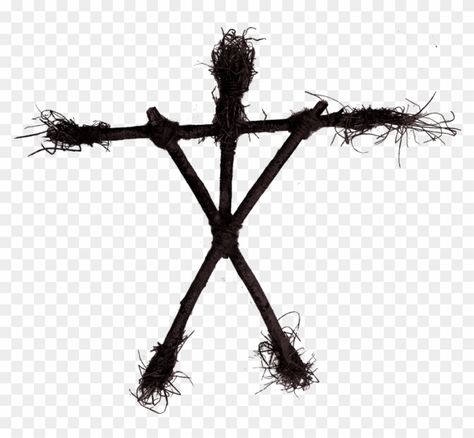 Blair Witch Project Stickman Blair Witch Symbol, Witch Stick, Creepy Woods, Artful Ashes, Blair Witch Project, Blair Witch, Voodoo Spells, Witch Tattoo, Stick Man