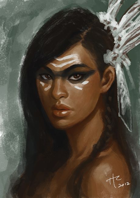 Arawak Dancer Portrait WIP by Rustveld on DeviantArt Dancer Portrait, Puerto Rican Artwork, Indian Tattoos, 100 Faces, Taino Indians, Native American Woman, Puerto Rico History, Puerto Rico Art, Puerto Rican Culture