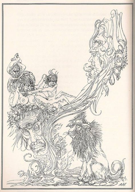 from 'The Great God Pan' by Arthur Machen, illustrated by Austin Osman Spare Austin Osman Spare, Automatic Writing, Chaos Magick, Automatic Drawing, Dark Visions, Acid Art, Dark Art Drawings, English Artists, 15 May