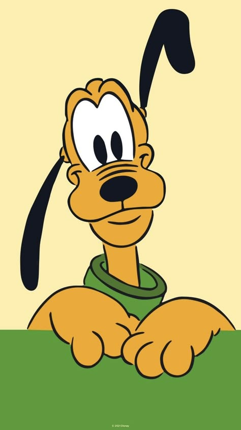 Pluto From Mickey Mouse, Pluto Disney Drawing, Goofy From Mickey Mouse, Pluto Painting, Cartoon Logic, Disney Pop Art, All Disney Characters, Old Cartoon Characters, Pluto Disney