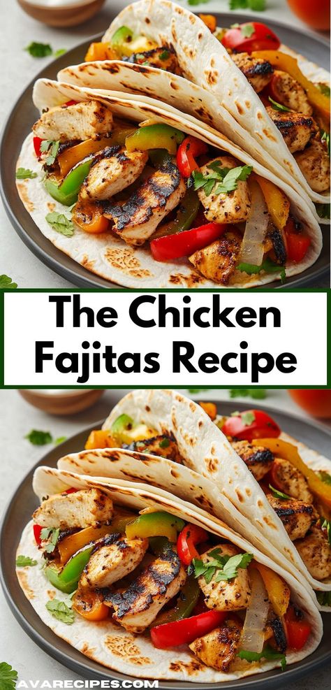 Need a weeknight dinner that’s both delicious and simple? Discover this Chicken Fajitas Recipe, featuring tender chicken and fresh veggies. It’s an ideal choice for busy families looking for easy dinner ideas that everyone will love. Chicken Fajitas Recipe, Easy Chicken Fajitas, Fajitas Recipe, Chicken Fajita Recipe, Hearty Chicken, Fajita Recipe, Quick Chicken, Yummy Chicken Recipes, Quick Weeknight Meals