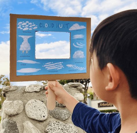 Cloud Hunt Printable, Cloud Printable, Cloud Types, Types Of Clouds, Camp Themes, Nature Learning, Cloud Type, Summer Camp Themes, Cloud Theme