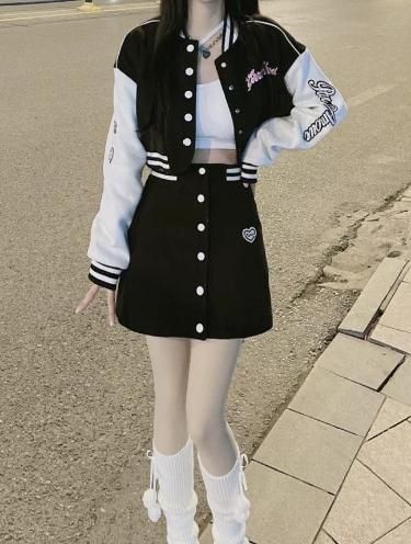 Outfit Korean Style, Korean Outfit Street Styles, Rock Outfit, Korean Casual Outfits, Cute Dress Outfits, Kawaii Fashion Outfits, Korean Fashion Dress, Quick Outfits, Korean Girl Fashion