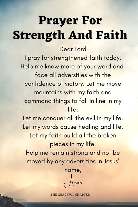 Prayer for strength and faith Health Prayers Strength, Beautiful Prayers Strength, Prayers Of Hope Strength, Prayers For Daily Guidance, Encouraging Prayers Strength, Pray For Guidance And Strength, Prayers For Spiritual Growth, Prayer For Fasting And Prayer, Encouraging Faith Quotes Strength