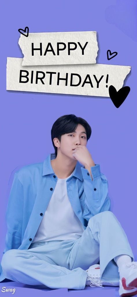 KIM NAMJOON - HD Fullscreen Wallpaper / Lockscreen HAPPY BIRTHDAY #RM 💕 Rm Birthday Wishes, Namjoon Hd Pics, Kim Namjoon Pics, Namjoon Birthday Pic, Bts Rm Pic, Rm Birthday Photo, Rm Hot Pics, Kim Namjoon Birthday, Happy Birthday Kim Namjoon