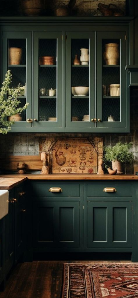 Outlander Kitchen Aesthetic, Outlander House Interior, Outlander Inspired Kitchen, Outlander Interior Design, Outlander Home Aesthetic, Outlander Aesthetic Home, Outlander Kitchen, Dark Academia Kitchen, Kitchen Theme