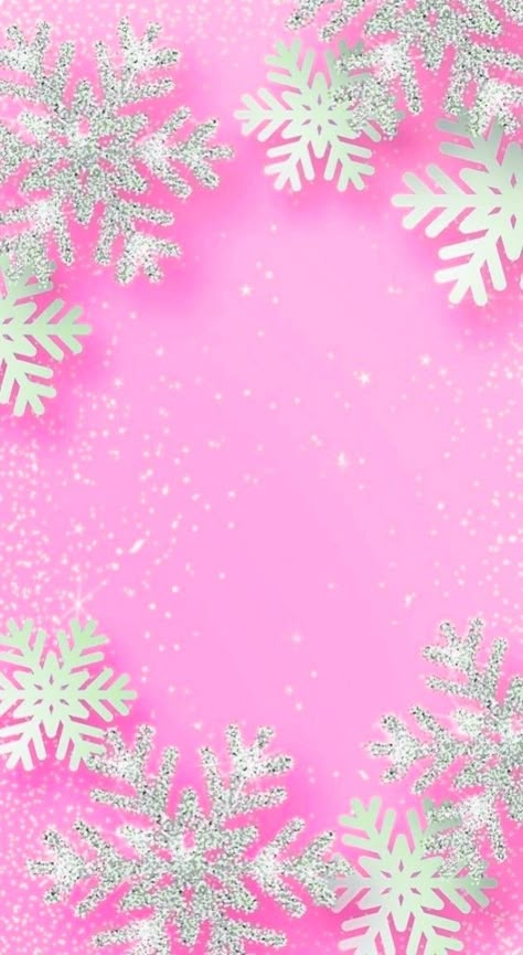 Pink Snowflakes Wallpaper, Girly Christmas Wallpaper, Fuschia Aesthetic, Christmas Tree Wallpaper Iphone, Pink Christmas Iphone Wallpaper, Purple Rocks, Winter Wonderland Wallpaper, Crystals Purple, Holiday Iphone Wallpaper