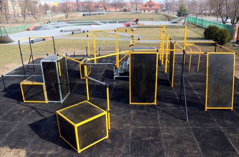 Parkour Park Ełk - Parkour Park i Street Workout Flowparks Parkour Aesthetic, Calisthenics Park, Ping Pong Table Tennis, Balance Exercises, Games For Teens, Street Workout, Kids Zone, Film Studio, Urban Spaces