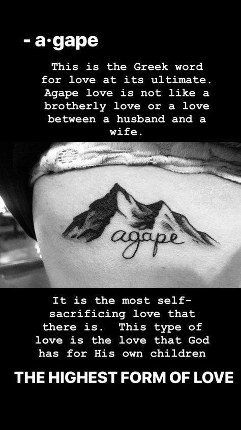 My agape tattoo Greek Tattoos With Meaning, Agape Love Tattoo, Agape Tattoo Greek, Beautiful Greek Words, Greek Words And Meanings, Christian Wrist Tattoos, Tattoo With Cross, Agape Tattoo, Tattoos Greek