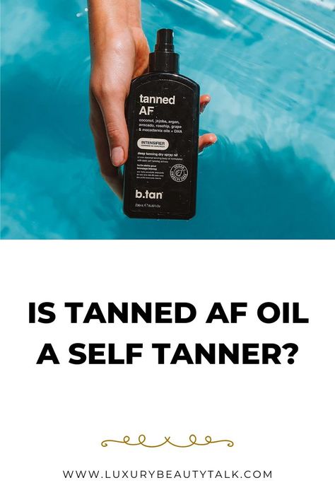 If you’ve always wanted to know whether Tanned AF Oil is a self tanner or not, this article will answer the question. In addition, it also explains all you should know about that particular brand of oil. Tan Af Self Tanner, Tanned Af Before And After, Tanned Af, Answer The Question, Macadamia Oil, Women's Beauty, Tanning Oil, Self Tanner, Macadamia