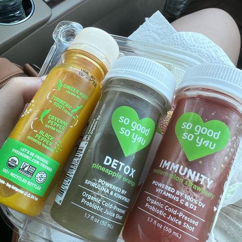 10/10 recommend these wellness shots. They are great tasting and so good for your overall wellness. Take one on an empty stomach and give your immune system a boost! #wellness #wellnesslifestyle #shots #healthy #lifestyle #healthy #wellness #wellnesswednesday #immunesupport #immuneboosting #immunity #turmeric #watermelon #detoxdrinks #foodblogger #wellbeing #healthydrink #fruit #nutrients #veggies #fitness #balance Immunity Shots Aesthetic, Wellness Shots Aesthetic, Shots Healthy, Vitamin Drinks, Vitamin Shots, Juice Shot, Immunity Shots, Turmeric Shots, Drink Healthy