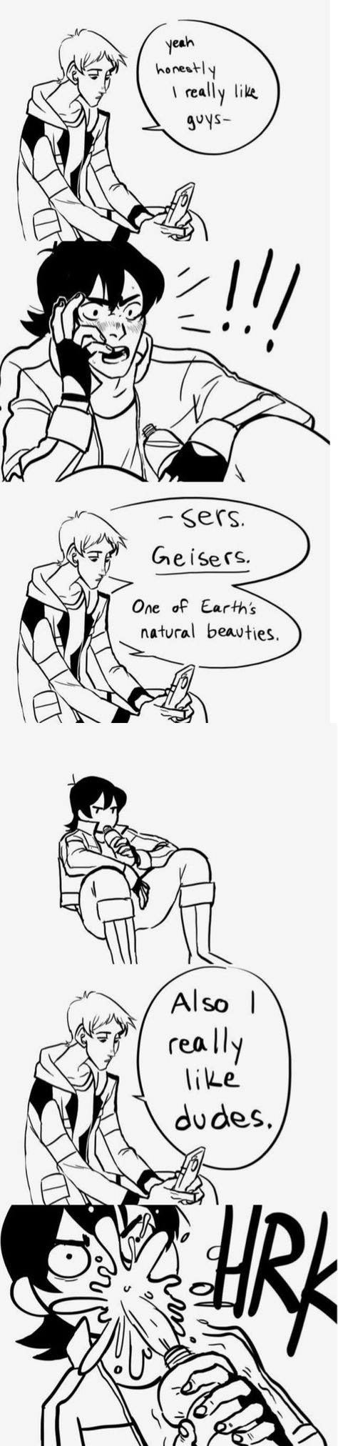 Klance Flower Comic, Klance Bodyguard Au, Sander Sides Comics, Thomas Sanders Vines, Sanders Sides Logicality, Klance Memes, Kagehina Cute, Gay Comics, Klance Fanart