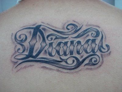 Diana it's My Name and i'm So have plan make a tattoo like this. :)) Diana In Cursive, Diana Name Tattoo, Damian Name Tattoo, Diana Tattoo, Tatto Name, Diana Rose, Name Tattoo, Name Tattoos, A Tattoo