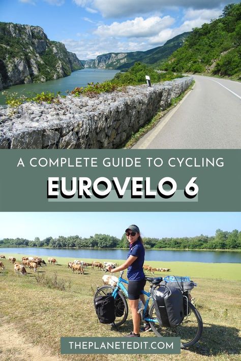 EuroVelo 6 is one of the most popular cycle routes in Europe. It’s little wonder why – the route boasts medieval castles, colourful villages, famous rivers and capital cities, as well as a flat topography and excellent infrastructure. The route will take you to Vienna, Bratislava and Budapest; it’ll wind you through national parks; and you’ll witness the wonderful scenery along the Loire, Rhine and Danube rivers. EuroVelo 6 Guide | Cycling Europe Cycling Europe, Bike Friday, Loire River, Wild Camp, Bike Travel, Bicycle Travel, Capital Cities, Bike Route, Medieval Castles