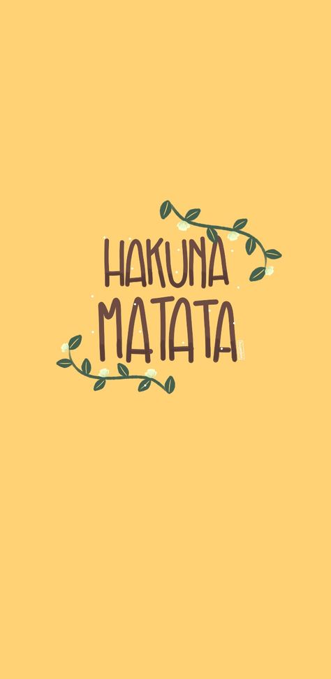 Hakuna Matata Wallpaper Aesthetic, Hakuna Matata Wallpaper, Vibey Aesthetics, Lion King Wallpaper, Designs Background, Lion King Hakuna Matata, Positive Quotes Wallpaper, Background Phone, Patterns Wallpaper