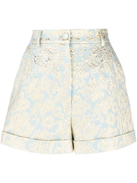 Jacquard Shorts Outfits, Dolce E Gabbana, Shorts For Women, Designer Shorts, Classic Outfits, Phillip Lim, Dolce & Gabbana, Short Shorts, Looks Vintage