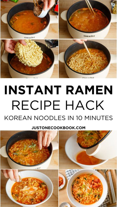 Looking for the best way to elevate your ramen? Try this instant ramen hack that’s ready in just 10 minutes! With ingredients like kimchi, green onions, and an egg, this recipe is perfect for a fast, hearty meal. Follow the simple steps to create the most flavorful instant ramen recipes easy to make at home. Get ready to impress with this delicious twist on a classic favorite! Best Way To Make Ramen Noodles, Kimchi Ramen Instant, Instant Ramen Upgrade, Ramen Hacks Instant, Top Ramen Recipes Easy, At Home Ramen, Instant Ramen Recipes, Easy Ramen Recipes, Instant Ramen Hacks