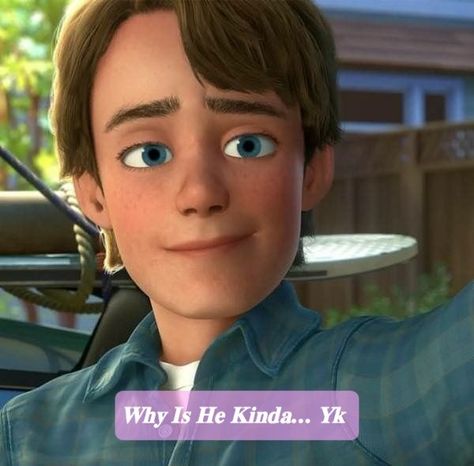 #toystory#andy#andytoystory Toy Story Andy, Male Cartoon Characters, Toy Story Characters, Toy Story 3, Disney Images, Disney Boys, Woody Toy Story, Love My Man, Disney Men