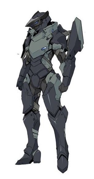 Armor fighter Mechanical Armor Design, Cyberpunk Mech Suit, Mecha Legs Reference, Futuristic Armor Design, Body Armor Concept Art, How To Draw Sci Fi Armor, Armored Gull Suit, Mech Robot Suits, Sci Fi Mech Suit