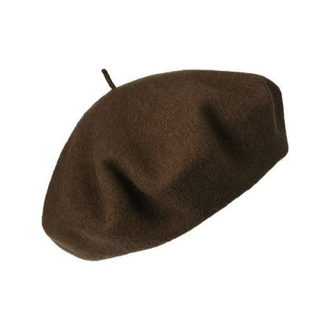 Beret Png, Barret Hat, Topi Vintage, London Clothes, Brown Beret, Clothing Png, Silly Shirt, Woolen Hat, French Beret