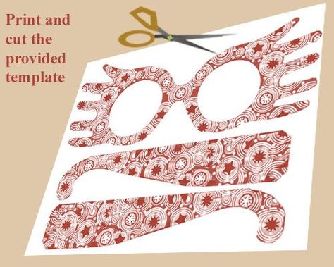 DIY Printable Luna Lovegood Glasses: Print and Cut the Spectrespec Template Luna Lovegood Spectrespecs, Luna Lovegood Glasses, Luna Lovegood Costume, Harry Potter Weihnachten, Harry Potter Day, Harry Potter Christmas Decorations, Imprimibles Harry Potter, Cumpleaños Harry Potter, Harry Potter Christmas Tree