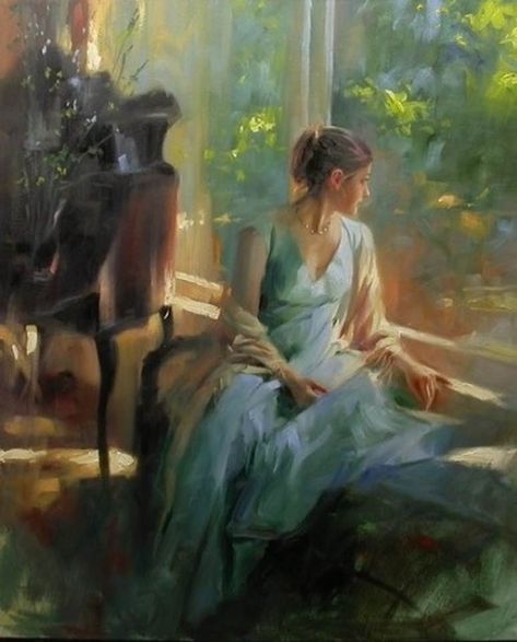 Richard S. JOHNSON, Art ✿ | Catherine La Rose ~ The Poet of Painting Richard S Johnson, Richard Johnson, Art Emotions, Jack Vettriano, Alfred Stevens, Bo Bartlett, Pierre Bonnard, Mary Cassatt, Winslow Homer