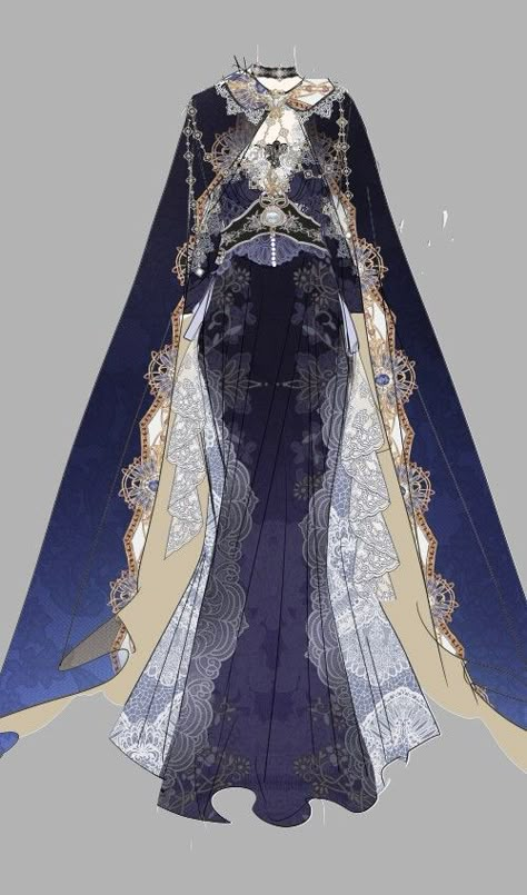 Fantasy Manhwa Dress, Villainess Character Design, Villainess Outfits, Manhwa Dress Designs, Anime Dress Design, Fantasy Fashion Art, Webtoon Dress, Manhwa Dress, Manhwa Dresses