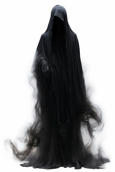 Ghost black white adult.  | premium image by rawpixel.com Ghost Black Background, Ghost Png For Editing, Forest Ghost, Ghost Forest, Ghost Apparition, Black Cloak, Ghost White, Ghost Rider, Dark Souls