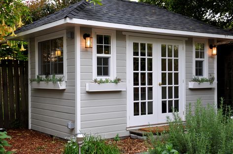 Cottage Garden Sheds, Shed With Porch, Build Your Own Shed, Shed Construction, Shed Building Plans, Shed Colours, Shed Kits, Shed Plan, Backyard Sheds