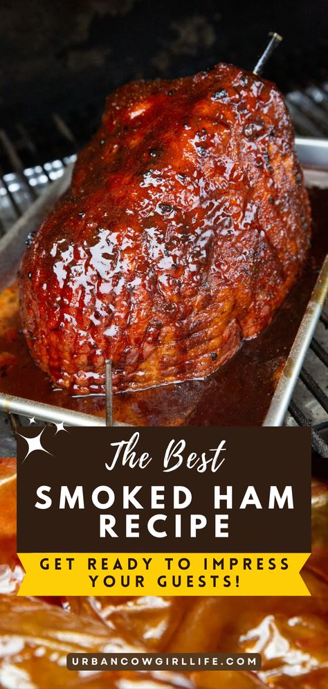 Looking for the perfect centerpiece? Look no further! Our Smoked Ham Recipe with heavenly glaze will steal the show at your dinner table. | glaze for ham, brown sugar glaze for ham, easy ham glaze, ham glaze recipe easy, smoked ham recipes, smoked ham recipes smokers, smoked ham, easy dinner recipes | Ham Brown Sugar Glaze, Glaze For Ham Easy, Smoked Ham Recipes Smokers, Smoked Ham Recipes, Smoked Ham Glaze, Brown Sugar Glaze For Ham, Glaze Ham, Glaze For Ham, Easy Ham Glaze